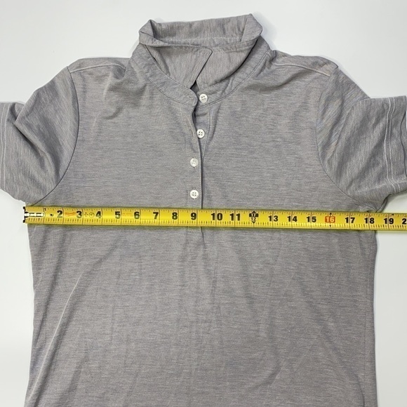 Travis Mathew Gray Short Sleeve Polo Shirt - Picture 4 of 8